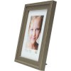 Fotolijst bruin hout 20,0 x20,0 cm s45es