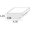Fotolijst wit hout 24,0 x30,0 cm s43bk
