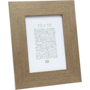 Fotolijst brons hout 13,0 x18,0 cm s43bd