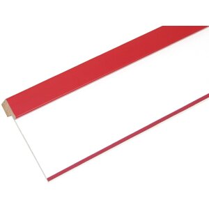 Houten lijst s43ak4 rood 15x20 cm (10x15 cm)