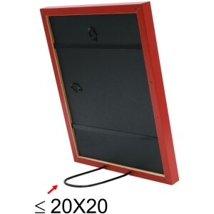 Houten lijst s43ak4 rood 15x20 cm (10x15 cm)