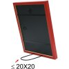 Houten lijst s43ak4 rood 15x20 cm (10x15 cm)