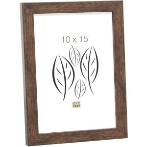 Fotolijst s43ah3 bruin hout 10,0 x15,0 cm