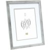 s43ad1p1 Houten lijst zilver 15x20 cm passepartout