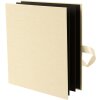 Leporello map Linum beige