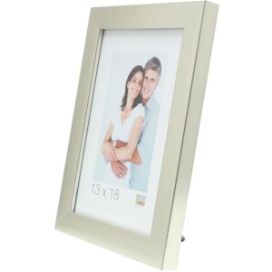 Fotolijst s41vd4 zilver kunststof 20,0 x25,0 cm