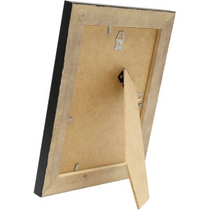 Fotolijst s226k2 zwart hout 18,0 x24,0 cm