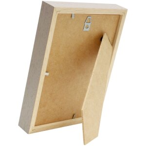 Fotolijst met passepartout taupe hout 18,0 x24,0 cm;13,0 x18,0 cm s223k