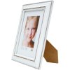 Fotolijst wit-bruin hout 30,0 x45,0 cm s221h