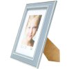 Fotolijst blauw hout 10,0 x15,0 cm s221f