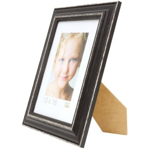 Fotolijst zwart hout 10,0 x15,0 cm s221f