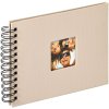 Walther Spiraal Album Fun zand 23x17 cm 40 zwarte paginas