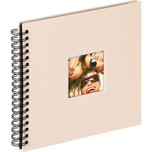 Walther Spiraal Album Fun zand 26x25 cm 40 zwarte paginas