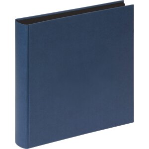 Walther Fotoalbum Fun 30x30 cm blauw 100 zwarte paginas