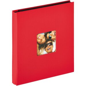 Walther Stockalbum 400 fotos 10x15 cm Fun rood