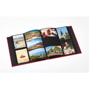 Walther Stockalbum 400 fotos 10x15 cm Fun rood