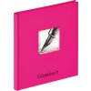 Gastenboek Fun 23x25 cm roze