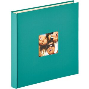 Zelfklevend album Fun 33x34 cm petrol groen