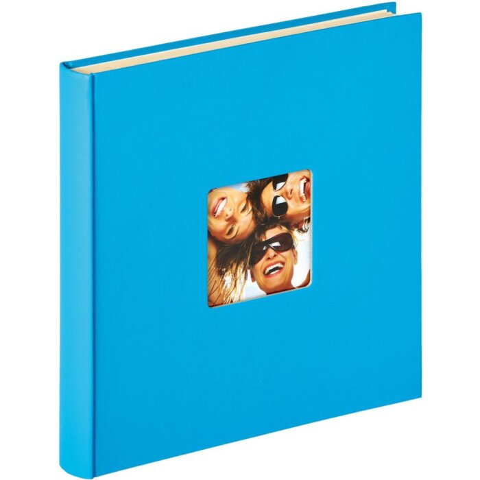 Walther Zelfklevend album Fun 33x34 cm oceaanblauw 50 zelfklevende paginas