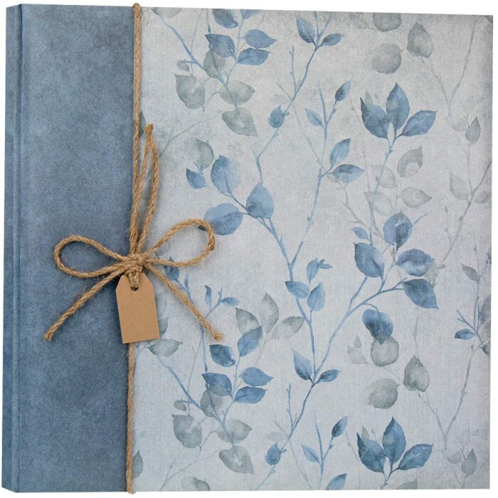 ZEP Jumbo Fotoalbum Tuin blauw 32x32 cm 100 witte paginas