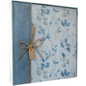 ZEP Jumbo Fotoalbum Tuin blauw 32x32 cm 100 witte paginas