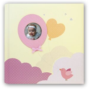 Babyalbum Penelope roze 24x24 cm