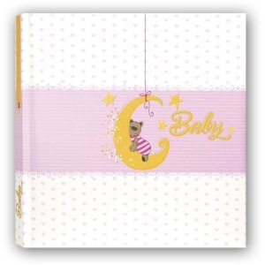 Babyalbum Mia 24x24 cm roze