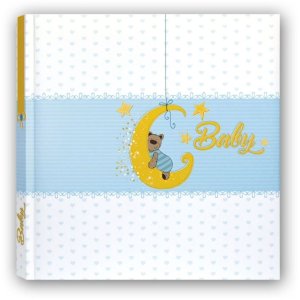 Babyalbum Mia 24x24 cm blauw