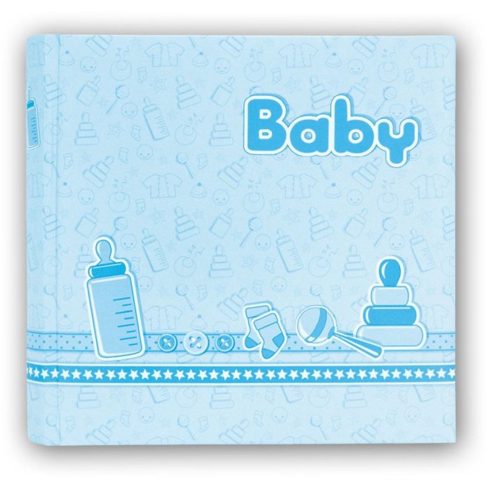 Babyalbum Bebe 24x24 cm blauw