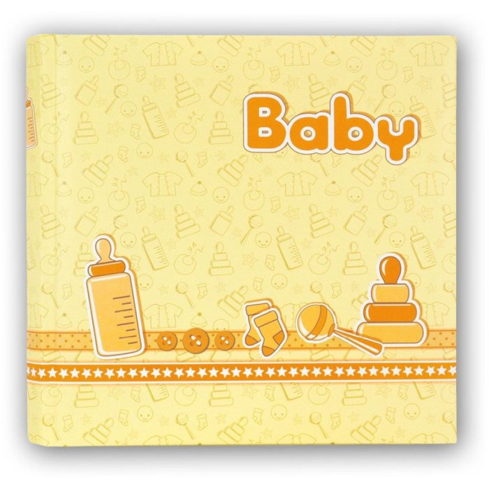 Babyalbum Bebe 24x24 cm oranje