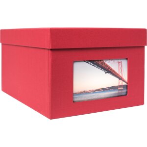 xl fotodoos Kandra 700 fotos 13x18 cm rosso