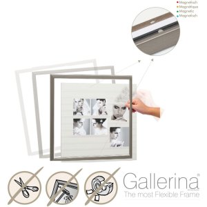 Gallerina kunststof galerij s41v wit structuur