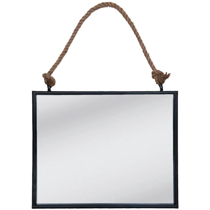 Spiegel 50x4x40 cm zwart - 52s093 Clayre Eef