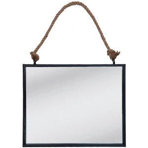 Spiegel 50x4x40 cm zwart - 52s093 Clayre Eef