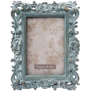 2f0436 Clayre Eef - Fotolijst groen blauw