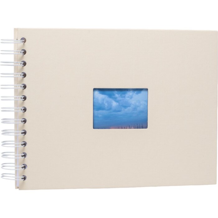 HNFD Spiraal album buldana candle light 23x17 cm 40 witte paginas