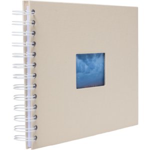 HNFD Spiraal album buldana candle light 23x17 cm 40 witte paginas