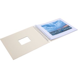 HNFD Spiraal album buldana candle light 23x17 cm 40 witte paginas