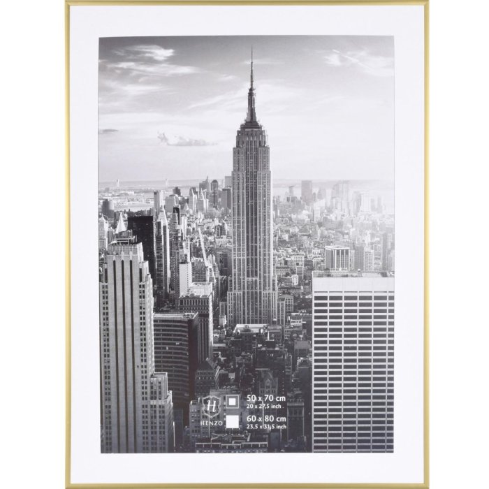 Henzo Aluminium lijst Manhattan 60x80 cm goud