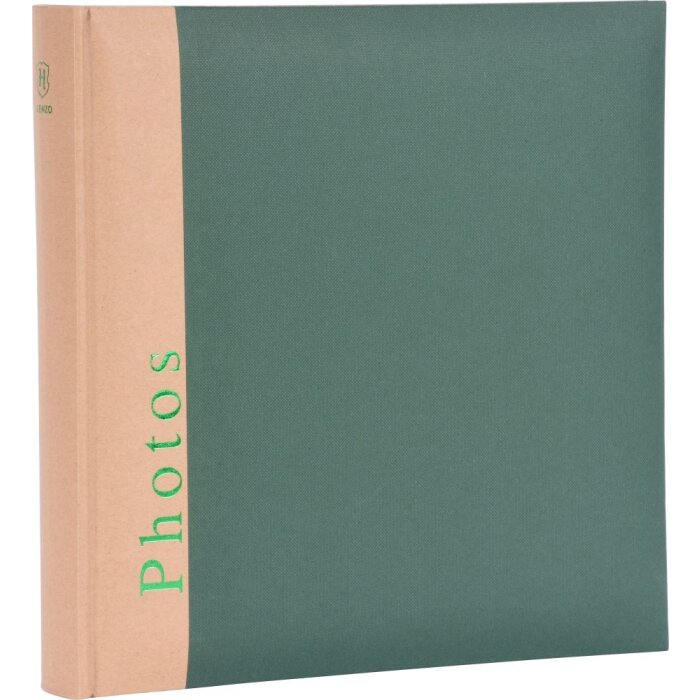 Henzo Jumbo Fotoalbum Hoofdstuk groen 30x30 cm 100 witte paginas