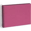 Goldbuch Spiraal Album Bella Vista fuchsia 23x17 cm 40 zwarte paginas