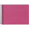 Goldbuch Spiraal Album Bella Vista fuchsia 23x17 cm 40 zwarte paginas