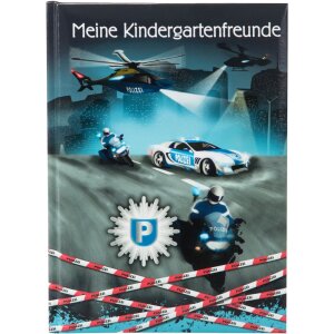 Goldbook Vriendenboek kleuterschool A5 Politie 44...