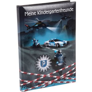 Goldbook Vriendenboek kleuterschool A5 Politie 44...