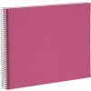 Goldbuch Spiraal Album Bella Vista fuchsia 35x30 cm 40 witte paginas