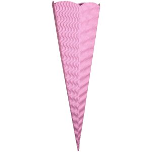 Knutsel blanco schoolkegel 3D golfkarton in 9 kleuren