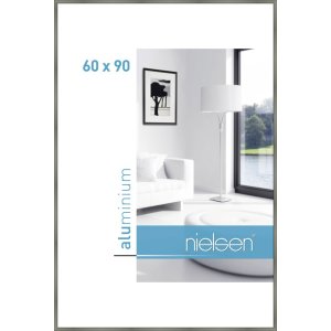 Aluminium lijst Classic platina 60x90 cm