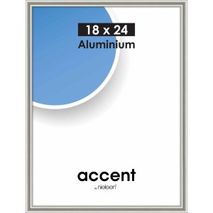 Accent Aluminium Fotolijst, 18x24 cm, Parelmoer Mercurius