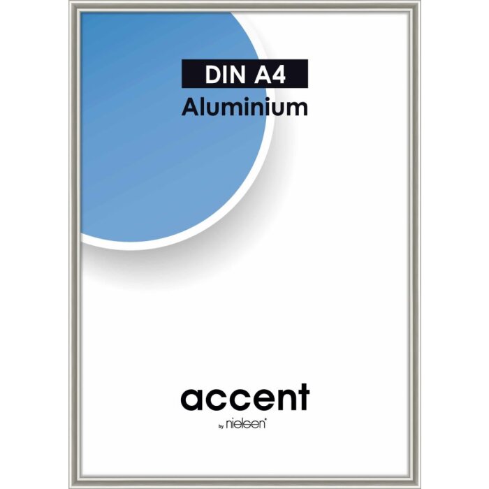 Accent Aluminium Fotolijst, 21x29,7 cm, Parelmoer Mercurius