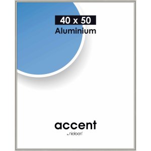 Accent Aluminium Fotolijst, 40x50 cm, Parel Mercurius